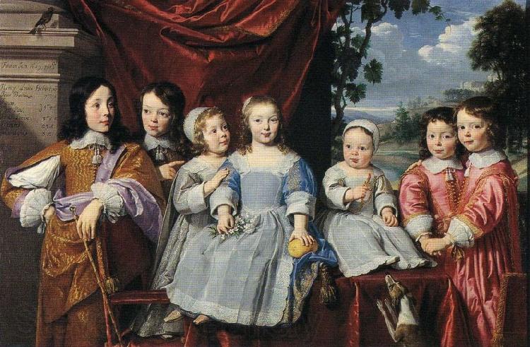 Philippe de Champaigne Les enfants Habert de Montmor Spain oil painting art